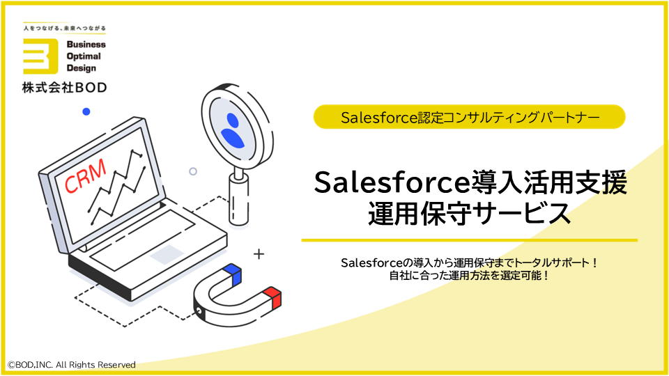 Salesforce導入・運用支援サービスの資料